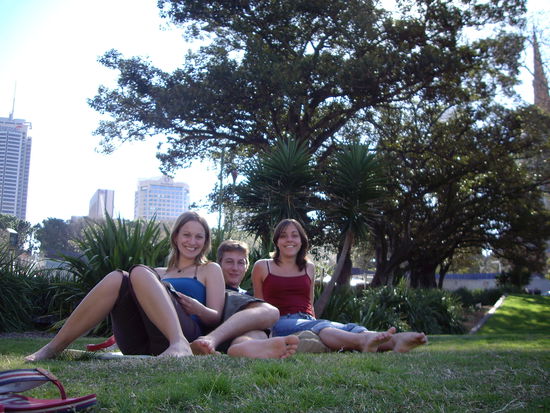 ein Abschiedsbild im Sydneyer Park!