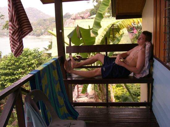 aber der Balkon ist nett und die Aussicht ist toll!