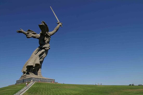 Statue der Mutter Heimat