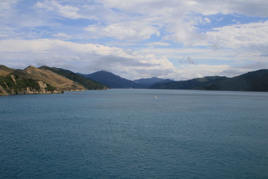 Fahrt durch den Queen Charlotte-Sound