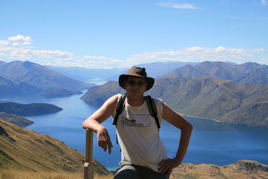 Beim Aufstieg auf den Roys Peak
