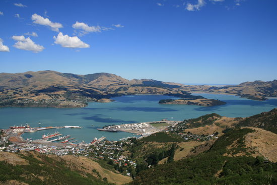 Banks Peninsula, nahe Christchurch
