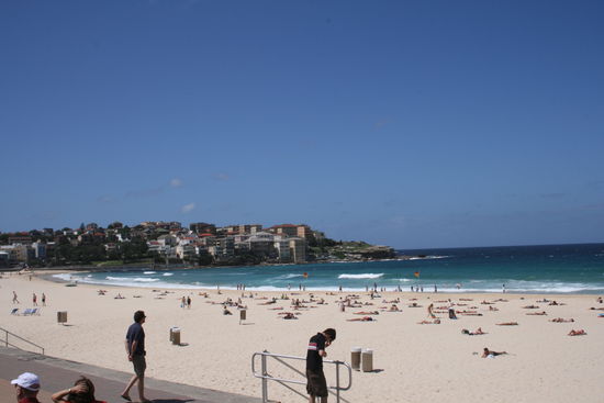 Der beruehmt, beruechtigte Bondi-Beach in Sydney