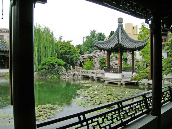 Im chinesischen Garten in Portland - eine Oase der Ruhe
