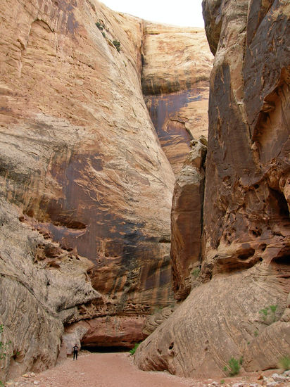 Im National Monument Park Capitol Reef - wie klein und unbedeutend wir Menschen doch eigentlich sind!