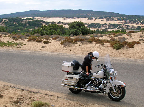 Sanddünen an der Costa Verde, touristisch kaum erschlossen