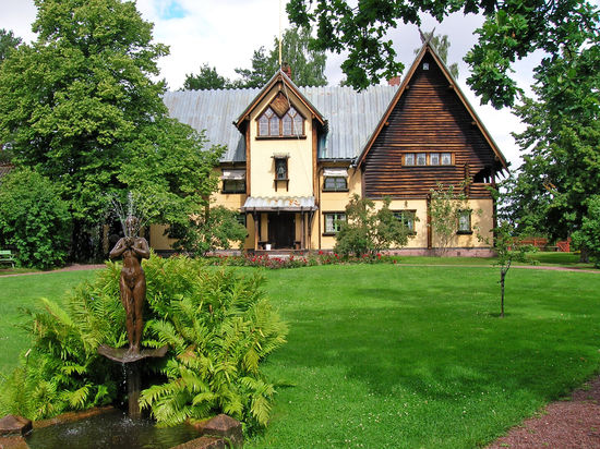 Wohnhaus des Künstlers Andres Zorn, Gammelgard, ein Teil des Freilichtmuseums mit über 40 von Zorn zusammengetragenen Häusern aus dem 16. bis 19. J.