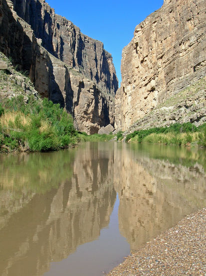Am Santa Elena Canyon im Big Bend National Park