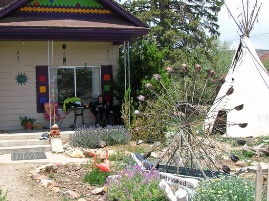 In Georgia's Corner, einem urigen Cafe, gab es tollen Johannisbeerkuchen.