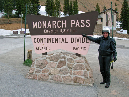 Monarch-Pass, 3.667 m - hier war es saukalt!