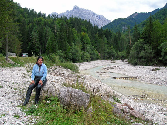 Blick auf den Vrisic Pass