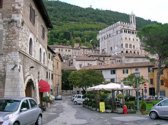 Gubbio - Blick auf den Palazzo dei Consoli