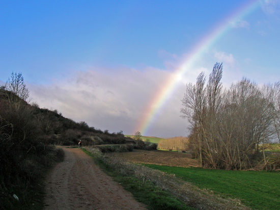 Regenbogen bei Belorado