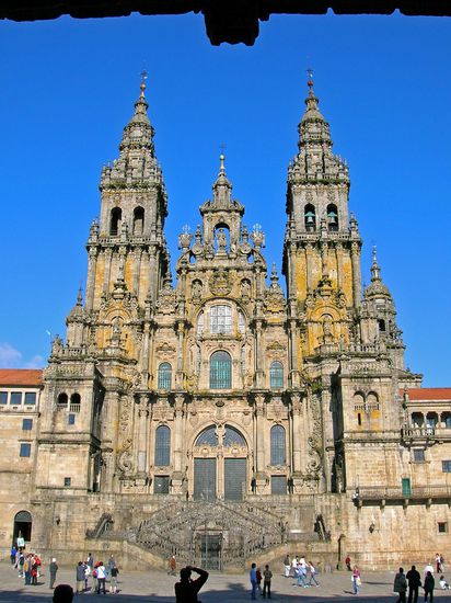 Kathedrale mit dem Jakobsgrab - Santiago de Compostela