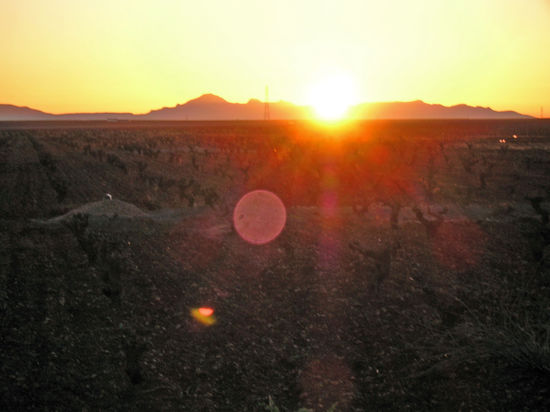 Sonnenaufgang in der Extremadura