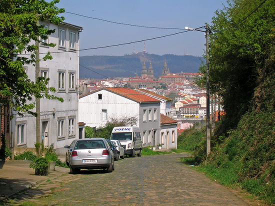 Nach 1.000 km - Blick auf Santiago