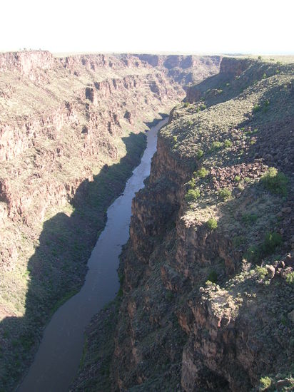 Die Rio Grande River Gorge