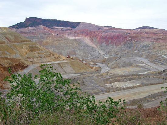 Santa Rita - eine riesige Kupfermine in der Nähe von Silver City