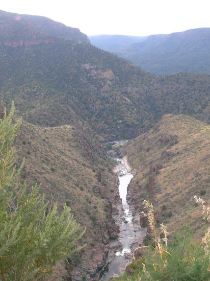 Der Salt River Canyon - bei strömendem Regen