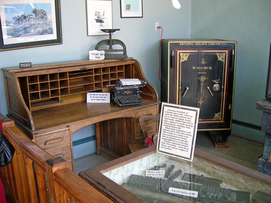 Das alte Office der Druckerei in Tombstone