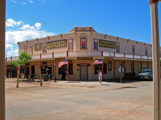 Das Longhorn-Restaurant in Tombstone - wo wir zum Dinner waren