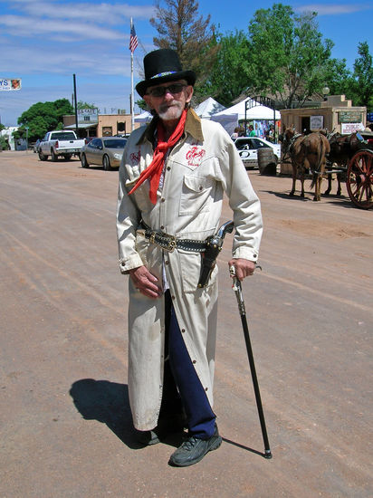 Man trifft sehr interessante Menschen in Tombstone während der Wyatt Earp Days