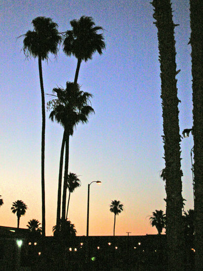 Sonnenuntergang in Blythe - Kalifornien