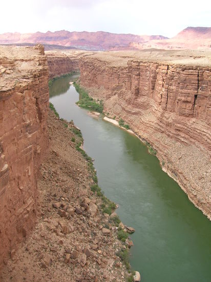 Blick auf den Colorado River von der Navajo Bridge aus