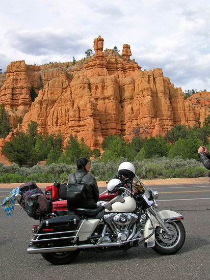 Fahrt durch den Red Canyon