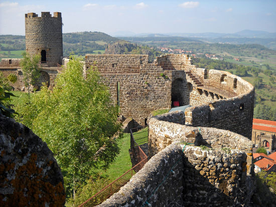Das Chateau Polignac - von hier oben hat man einen herrlichen Blick