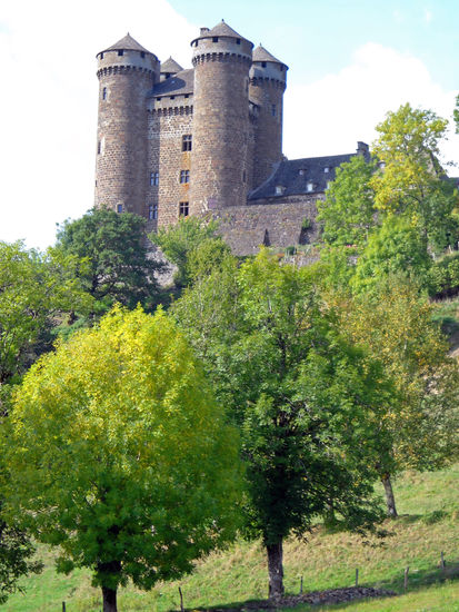 Blick auf das Chateau Anjony