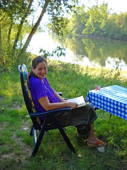Mittagspause an der Dordogne