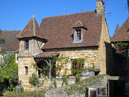Eines der vielen schönen Häuser in Sarlat