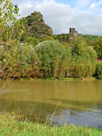 Blick von unserem Übernachtungsplatz auf Ambialet