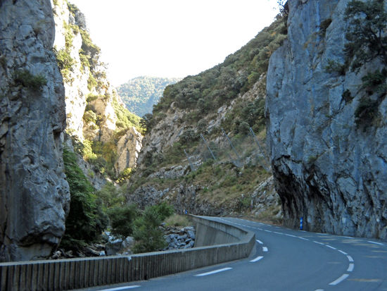 Die Schlucht "Défilé de Pierre Lys" - ein imposanter Engpass in den Aude-Schluchten