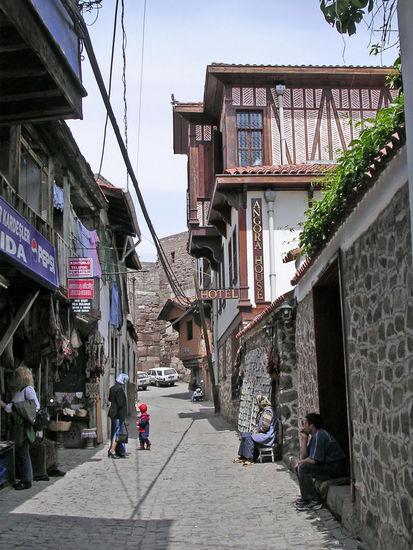 In diesem schönen Hotel, innerhalb der Zitadelle in Ankara, haben wir übernachtet.