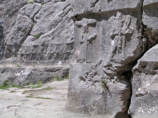 Yazilikaya - Hetitische Reliefs