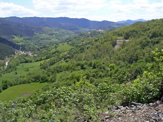 Auf der Rückfahrt in Serbien