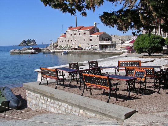 An der montenegrischen Küste bei Budva