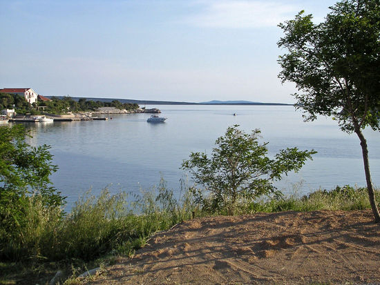 Blick vom Hotel in Novaja