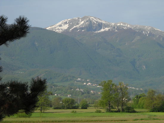 Blick auf das Gran Sasso Gebirge