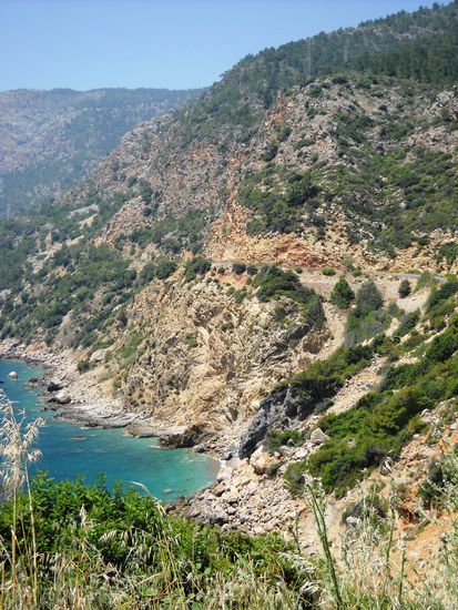 Die herrliche Küste Richtung Silifke.