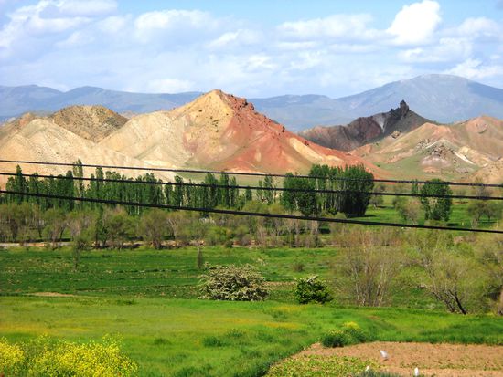 Zwischen Göle und Yusufeli erinnert die Landschaft manchmal an die in USA ...