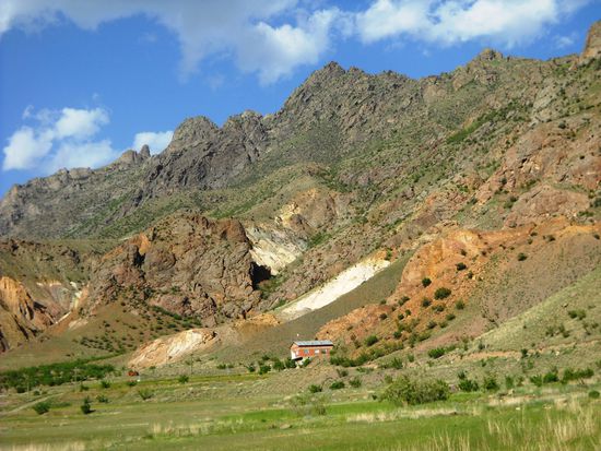 Traumhafte Landschaft vor Yusufeli.