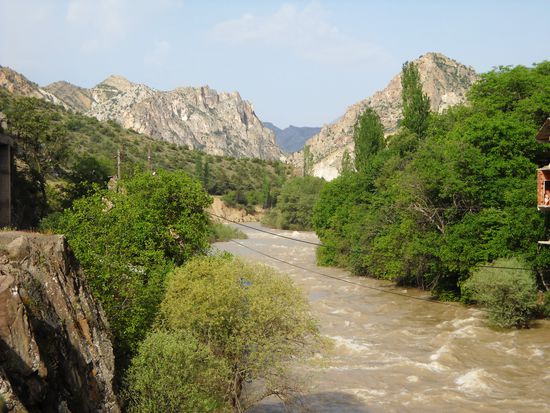 Durch den "wilden Westen" fuhren wir morgens ab Yusufeli bis Ispir.