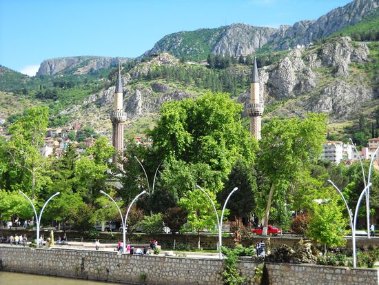 Amasya: Der Beyazit-II.-Komplex mit Moschee, Medresse, Armenküche und Bibliothek.