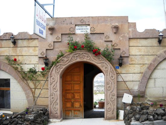 In Uchisar haben wir in der Pension "La Maison du Reve" - Traumhaus - übernachtet.