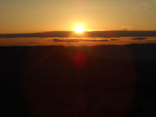 ... und diesen wunderbaren Sonnenuntergang.