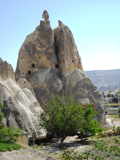 Eine der vielen Höhlenkirchen in Kappadokien.