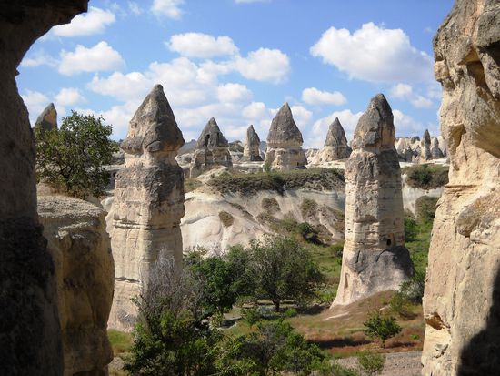 Im Tal von Göreme - einer der vielen Feenkamine.